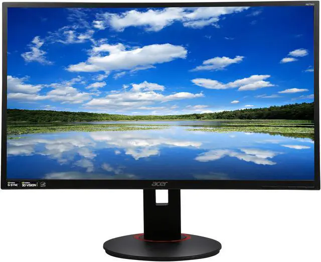 Alt view image 2 of 8 - Acer XB270HU Abprz Black 27" 144Hz WQHD Widescreen LED Backlight LCD G-SYNC Gaming Monitor 350 cd/m2 1,000:1, Flicker Free Design, Ergo Stand Pivots with USB 3.0