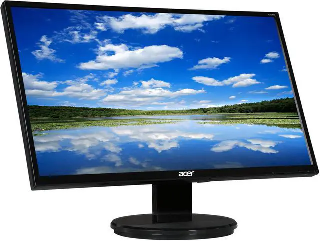 Alt view image 3 of 8 - Acer K272HUL Black 27" WQHD 4ms HDMI DisplayPort Widescreen LED Backlight LCD Monitor Built-in Speakers