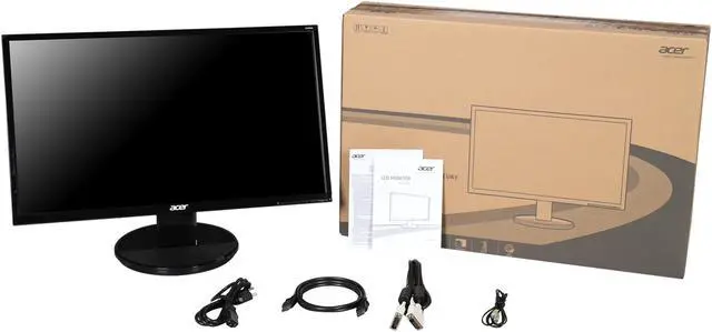 Alt view image 8 of 8 - Acer K272HUL Black 27" WQHD 4ms HDMI DisplayPort Widescreen LED Backlight LCD Monitor Built-in Speakers