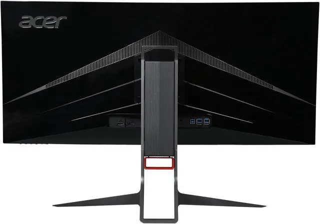Alt view image 5 of 7 - Acer Predator X34 bmiphz Black 34" IPS 4ms (GTG) 60Hz/100Hz, 3440 x 1440 21:9, NVIDIA G-SYNC Ultra-wide Curved Gaming Monitor, ZeroFrame Design, Predator GameView Technology, VESA Mountable, Tilt/Height Adjustable, 2 x 7w Speakers