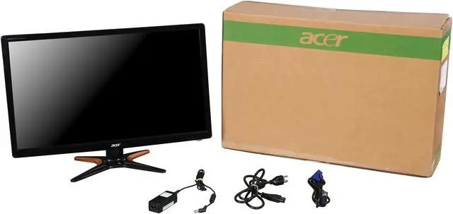 Alt view image 7 of 7 - Acer 24" 144Hz TN FHD LCD 3D Monitor 1 ms D-Sub, DVI, HDMI GN246HL Bbid UM.FG6AA.B01