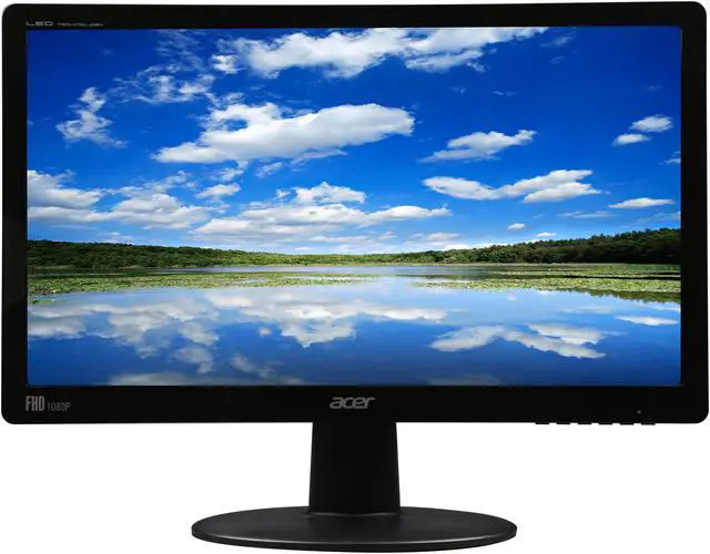 Alt view image 2 of 7 - Acer S200HQL Black 19.5" 8ms Widescreen LED Backlight LCD Monitor 250 cd/m2 100,000,000:1 Manufacturer Recertified