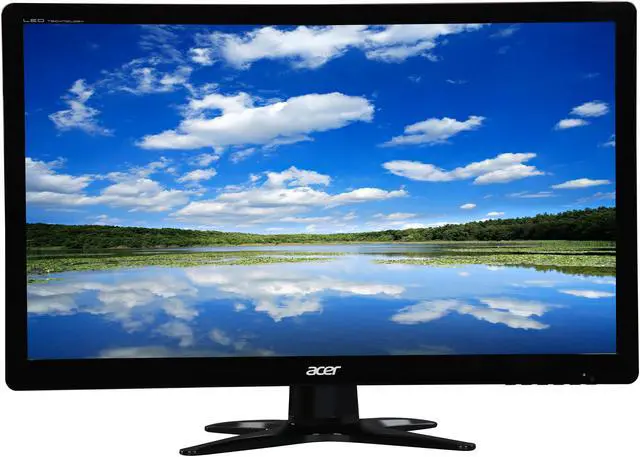Alt view image 2 of 7 - Acer G6 Series G236HL BBD Black 23" 5ms Widescreen LED Backlight LED Backlight LCD Monitor B grade 200 cd/m2 ACM 100,000,000:1 (600:1) Manufacturer Recertified