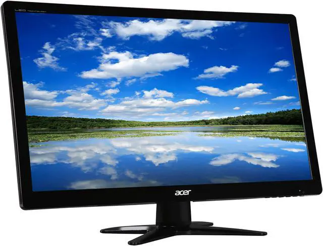 Alt view image 3 of 7 - Acer G6 Series G236HL BBD Black 23" 5ms Widescreen LED Backlight LED Backlight LCD Monitor B grade 200 cd/m2 ACM 100,000,000:1 (600:1) Manufacturer Recertified
