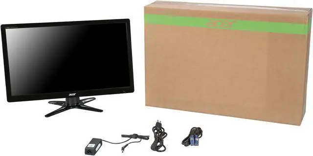 Alt view image 7 of 7 - Acer G6 Series G236HL BBD Black 23" 5ms Widescreen LED Backlight LED Backlight LCD Monitor B grade 200 cd/m2 ACM 100,000,000:1 (600:1) Manufacturer Recertified