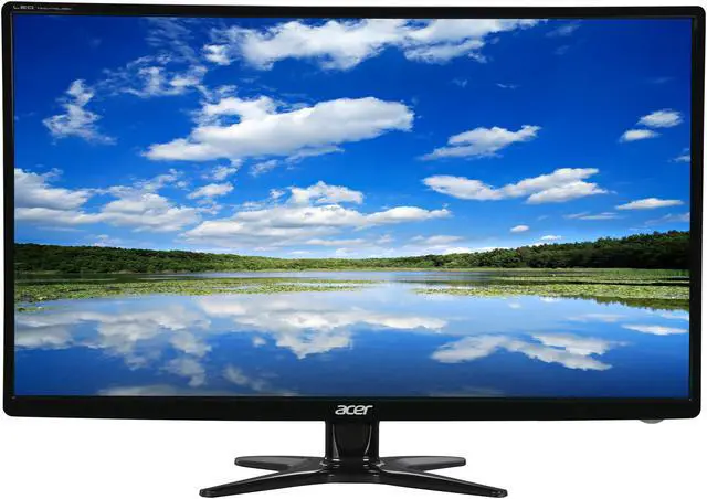 Alt view image 2 of 7 - Acer G6 Series G246HL ABD Black 24" 5ms Widescreen LED Backlight LED Monitor B grade 250 cd/m2 ACM 100,000,000:1 (1000:1) Manufacturer Recertified