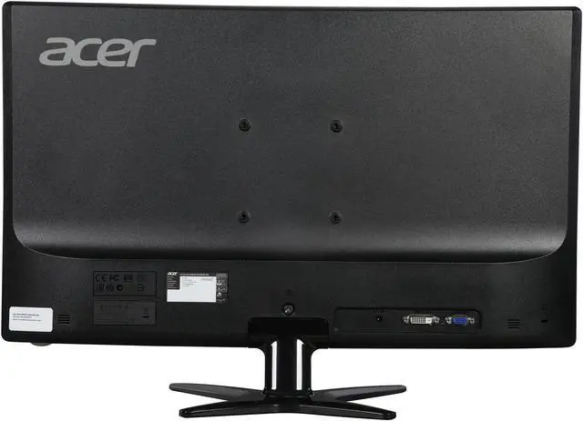 Alt view image 5 of 7 - Acer G6 Series G246HL ABD Black 24" 5ms Widescreen LED Backlight LED Monitor B grade 250 cd/m2 ACM 100,000,000:1 (1000:1) Manufacturer Recertified