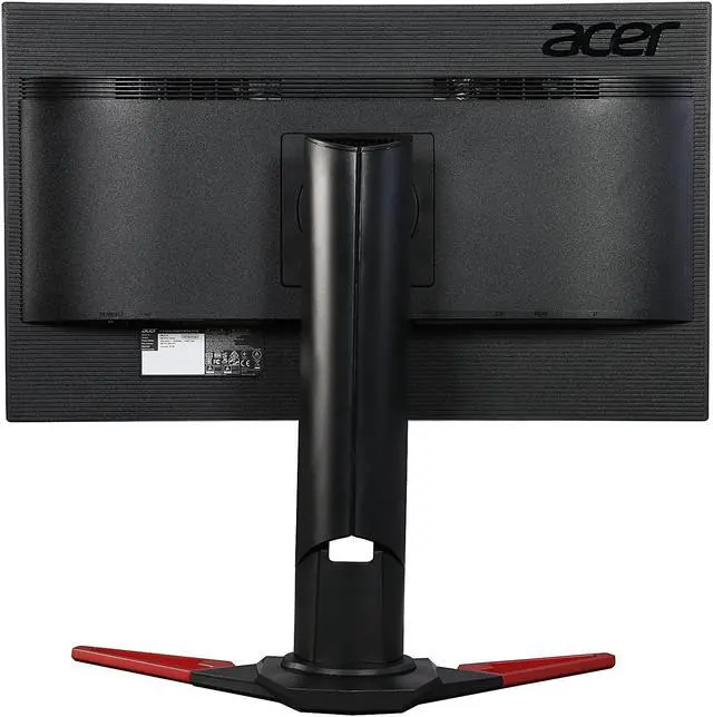 Alt view image 5 of 10 - Acer Predator XB1 XB241H bmipr 24" Full HD 1920 x 1080 1ms 144Hz 180Hz OverClocked HDMI DisplayPort NVIDIA G-SYNC Technology Built-in Speakers Flicker-Less Technology Backlit LED Height Adjustable Gaming Monitor