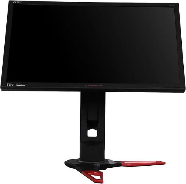 Alt view image 7 of 10 - Acer Predator XB1 XB241H bmipr 24" Full HD 1920 x 1080 1ms 144Hz 180Hz OverClocked HDMI DisplayPort NVIDIA G-SYNC Technology Built-in Speakers Flicker-Less Technology Backlit LED Height Adjustable Gaming Monitor