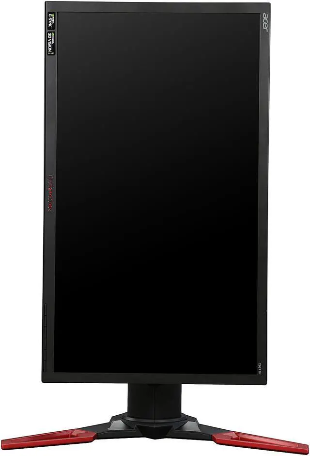 Alt view image 8 of 10 - Acer Predator XB1 XB241H bmipr 24" Full HD 1920 x 1080 1ms 144Hz 180Hz OverClocked HDMI DisplayPort NVIDIA G-SYNC Technology Built-in Speakers Flicker-Less Technology Backlit LED Height Adjustable Gaming Monitor
