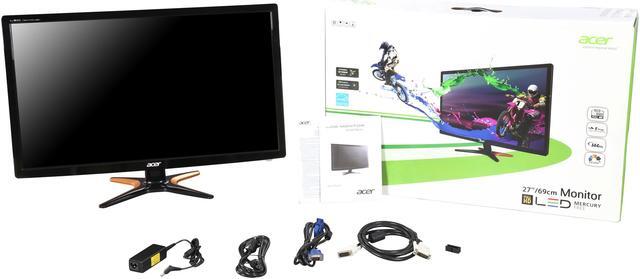 Alt view image 8 of 7 - Acer GN276HL Black 27" Gaming Monitors, 144 Hz 1ms (GTG), LED Backlight LCD Monitor Provide Immersive 3D Image