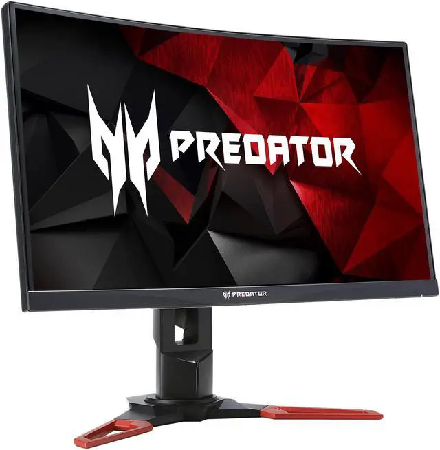 Alt view image 3 of 16 - Acer Predator Z1 (Z271 bmiphz) Black / Red 27" VA 144Hz, 1920 x 1080 16:9, 1800R Curved Gaming Monitor, NVIDIA G-SYNC Technology, Tobii Eye Tracking Technology, VisionCare Technology, 2 x 7W Speakers