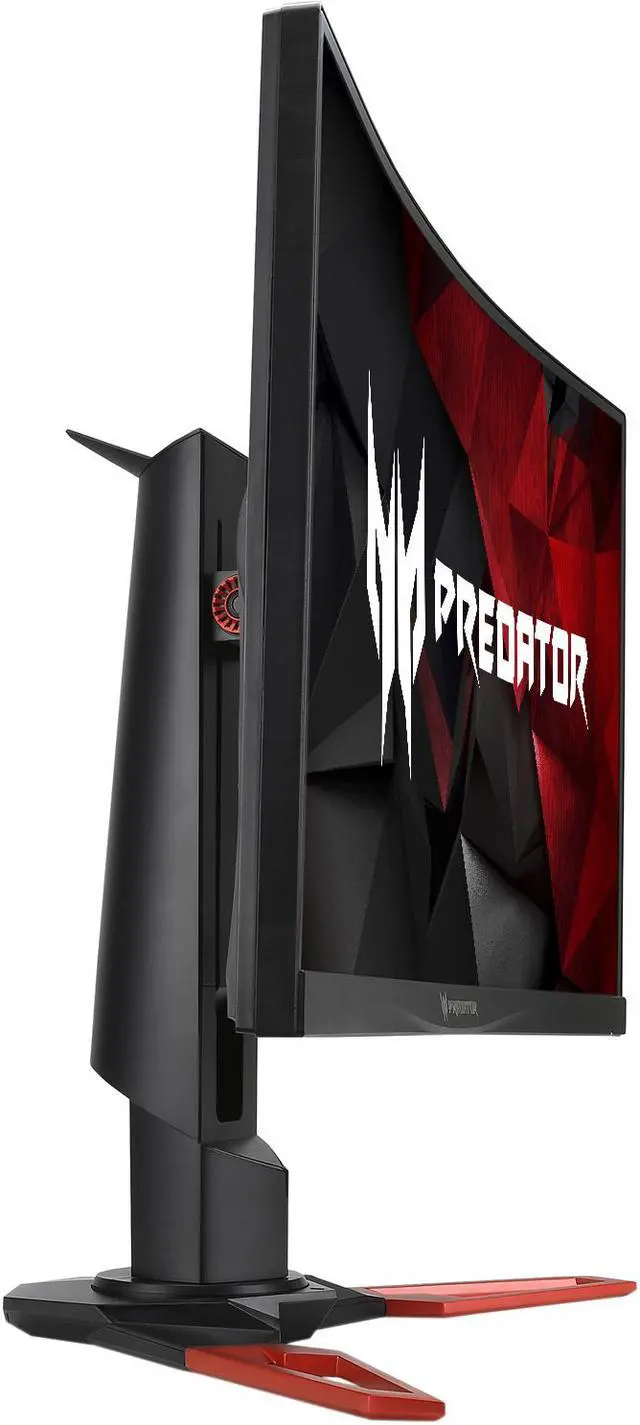 Alt view image 4 of 16 - Acer Predator Z1 (Z271 bmiphz) Black / Red 27" VA 144Hz, 1920 x 1080 16:9, 1800R Curved Gaming Monitor, NVIDIA G-SYNC Technology, Tobii Eye Tracking Technology, VisionCare Technology, 2 x 7W Speakers