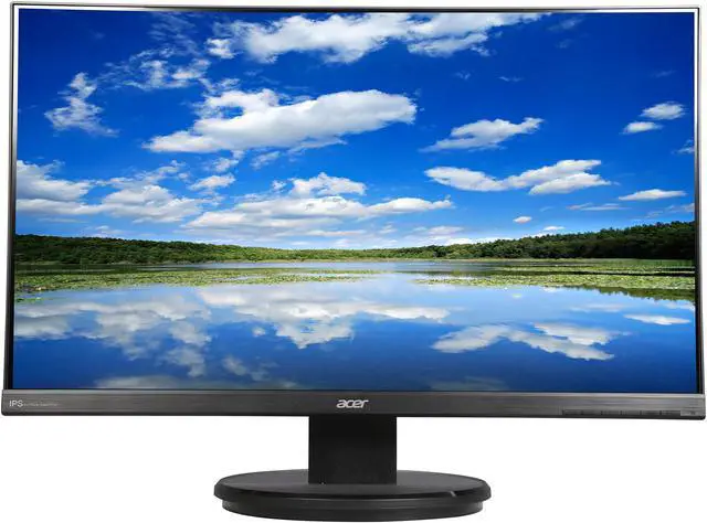 Alt view image 2 of 6 - Acer K2 Series K272HUL 27" WQHD 2560 x 1440 (2K) IPS 4ms (GTG) Black LED Backlight LCD Monitor, at 60 Hz Refresh Rate, Eco Friendly Design, Visual Comfortable and Build in Speakers