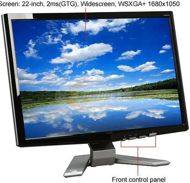 Alt view image 3 of 13 - Acer 22" WSXGA+ LCD Monitor 2ms(GTG) DVI P223WAd