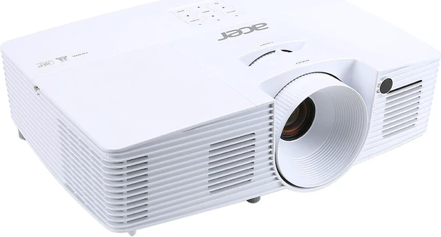 Alt view image 3 of 7 - Acer X117H Projector, 3600 Lumens, 20000:1 Contrast Ratio, 27"-300" Image Size, HDMI, USB, VGA, Built-in Speaker