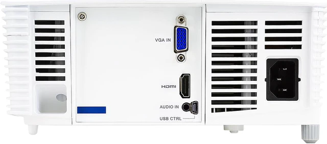 Alt view image 6 of 7 - Acer X117H Projector, 3600 Lumens, 20000:1 Contrast Ratio, 27"-300" Image Size, HDMI, USB, VGA, Built-in Speaker