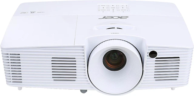 Alt view image 2 of 7 - Acer X117H Projector, 3600 Lumens, 20000:1 Contrast Ratio, 27"-300" Image Size, HDMI, USB, VGA, Built-in Speaker