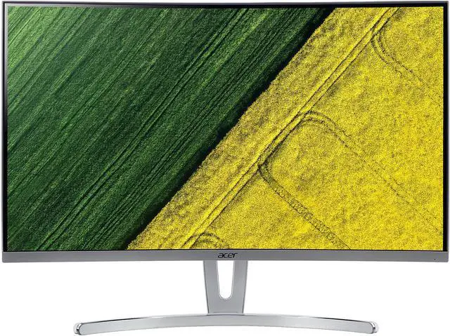 Alt view image 2 of 6 - Acer ED Series ED273 Silver 27" VA 4ms (GTG) Curved Widescreen LED/LCD Monitor 1920 x 1080 FHD, Dynamic Angles, w/Acer Flicker Less Technology, Visual Comfortable Tech and Built in Speakers