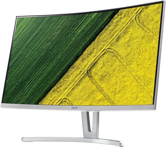 Main image of Acer ED Series ED273 Silver 27" VA 4ms (GTG) Curved Widescreen LED/LCD Monitor 1920 x 1080 FHD, Dynamic Angles, w/Acer Flicker Less Technology, Visual Comfortable Tech and Built in Speakers