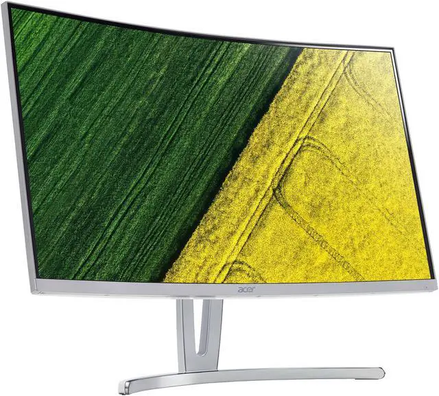 Alt view image 3 of 6 - Acer ED Series ED273 Silver 27" VA 4ms (GTG) Curved Widescreen LED/LCD Monitor 1920 x 1080 FHD, Dynamic Angles, w/Acer Flicker Less Technology, Visual Comfortable Tech and Built in Speakers