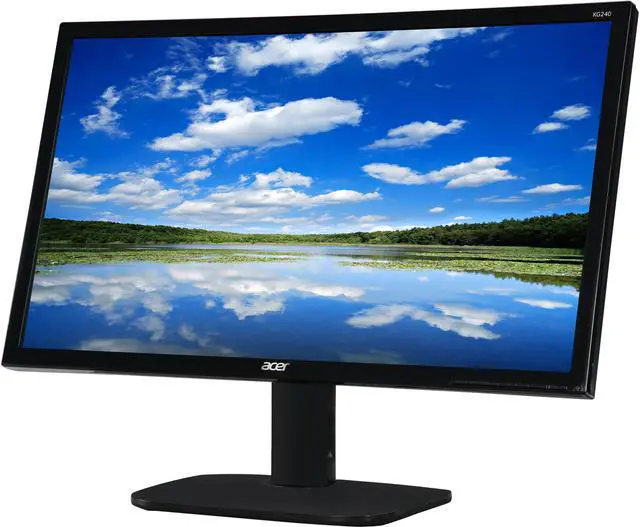 Refurbished: Acer KG240 UM.FX0AA.A01 Black 24