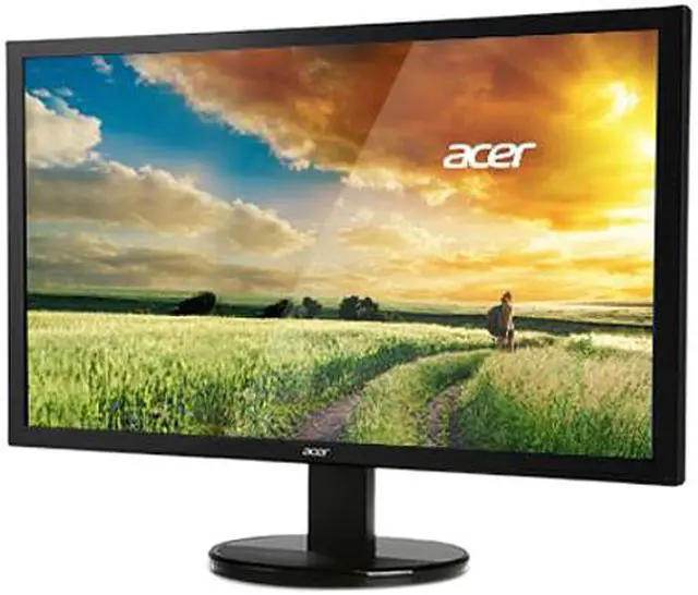 Alt view image 2 of 6 - Acer K222HQL bid 21.5" Full HD 1920 x 1080 60Hz DVI HDMI VGA EcoDisplay Adaptive Contrast Management Backlit LED LCD Monitor