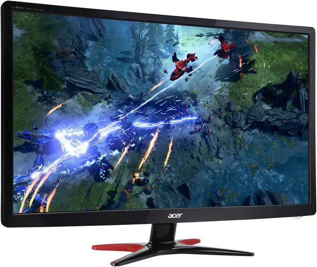 Alt view image 3 of 6 - Acer GF246 bmipx 24" Full HD 1920 x 1080 75Hz 1ms HDMI VGA DisplayPort AMD FreeSync Built-in Speakers FlickerLess Blue Light Filter LED Backlit Gaming Monitor