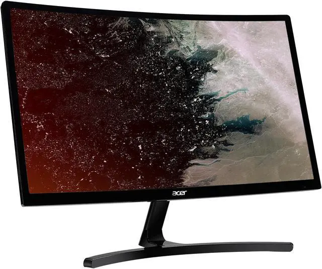 Alt view image 4 of 10 - Acer ED242QR Abidpx 24" Full HD 1920 x 1080 144Hz DVI HDMI DisplayPort AMD FreeSync Technology Widescreen Backlit LED Curved Gaming Monitor