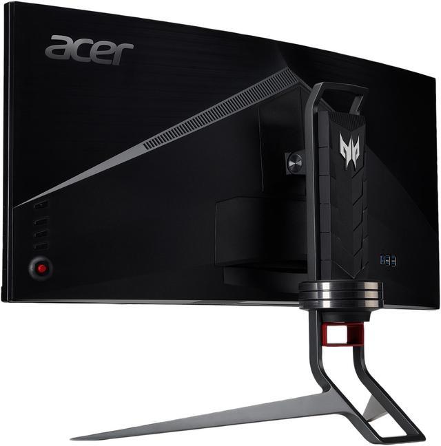 Alt view image 5 of 7 - Acer Predator X34 Pbmiphzx 34" 3440 x 1440 UltraWide QHD 100HZ NVIDIA G-SYNC ZeroFrame Design Tilt Swivel Height Adjustable IPS Cuved Ultra-wide Gaming Monitor