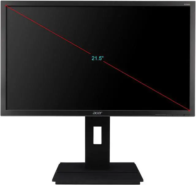 Alt view image 5 of 19 - Acer 22" (21.5" Viewable) TN FHD LCD/LED Monitor 5 ms D-Sub, HDMI, DisplayPort B6 B226HQL ymiprx