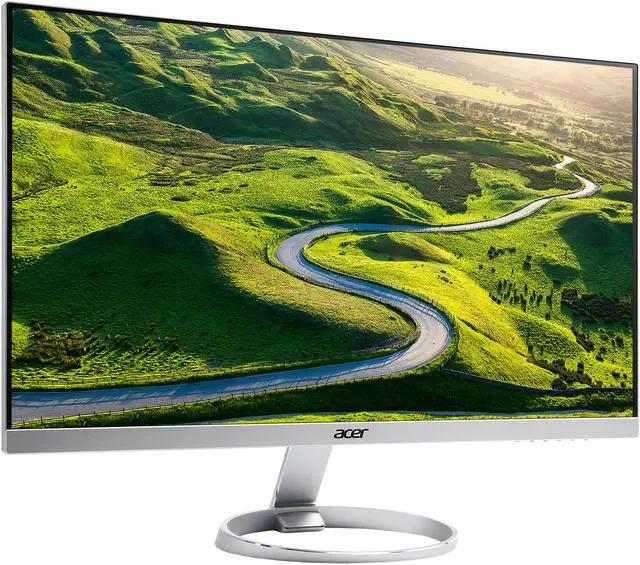 Alt view image 3 of 6 - Acer H7 H277HK smidppx 27" IPS 3840 x 2160 4K Black/Sliver Widescreen LED Backlight LCD/LED Monitor 350 cd/m2, HDMI, DVI, DisplayPort, Built-in Speakers