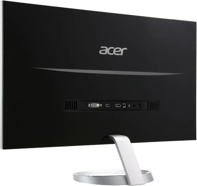 Alt view image 5 of 6 - Acer H7 H277HK smidppx 27" IPS 3840 x 2160 4K Black/Sliver Widescreen LED Backlight LCD/LED Monitor 350 cd/m2, HDMI, DVI, DisplayPort, Built-in Speakers