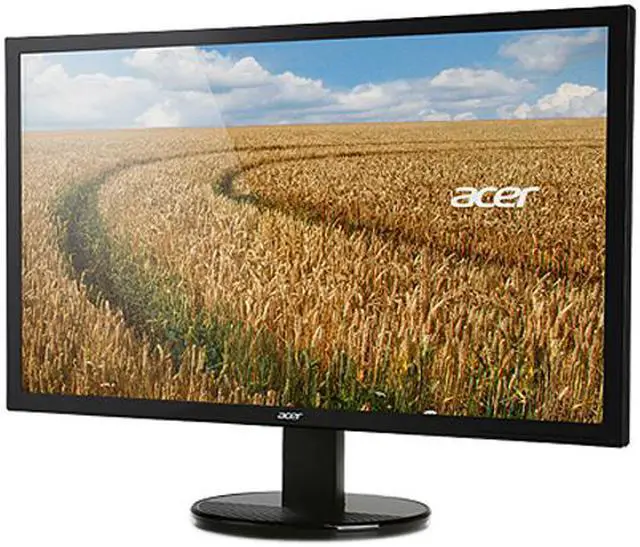 Alt view image 2 of 5 - Acer K202HQL Abd 20" 1366x768 5ms VGA DVI VESA Mount Backlit LED LCD Monitor