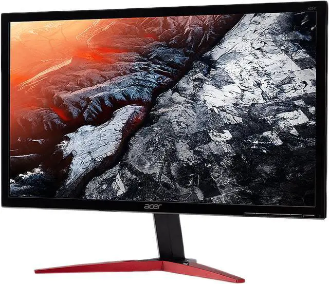 Alt view image 4 of 6 - Acer Gaming Series KG241 Pbmidpx 24" Full HD 1920 x 1080 1ms 144Hz DVI HDMI DisplayPort AMD FreeSync Built-in Speakers WideScreen LED Backlit LCD Gaming Monitor