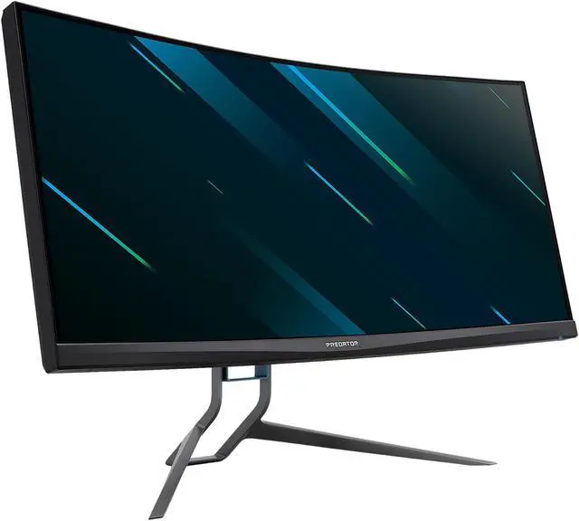 Alt view image 4 of 12 - Acer Predator X35 bmiphzx 35" 3440 x 1440 WQHD 200Hz HDMI DisplayPort USB Hub HDR1000 NVIDIA G-SYNC Quantum Dot WideScreen Curved Gaming Monitor