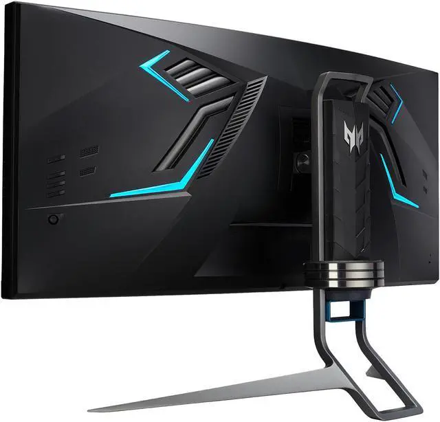 Alt view image 9 of 12 - Acer Predator X35 bmiphzx 35" 3440 x 1440 WQHD 200Hz HDMI DisplayPort USB Hub HDR1000 NVIDIA G-SYNC Quantum Dot WideScreen Curved Gaming Monitor