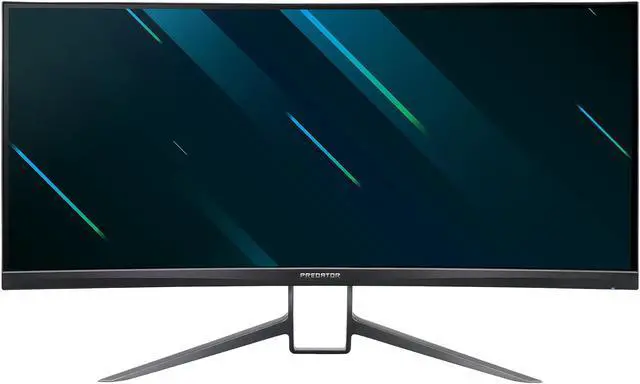 Alt view image 3 of 12 - Acer Predator X35 bmiphzx 35" 3440 x 1440 WQHD 200Hz HDMI DisplayPort USB Hub HDR1000 NVIDIA G-SYNC Quantum Dot WideScreen Curved Gaming Monitor