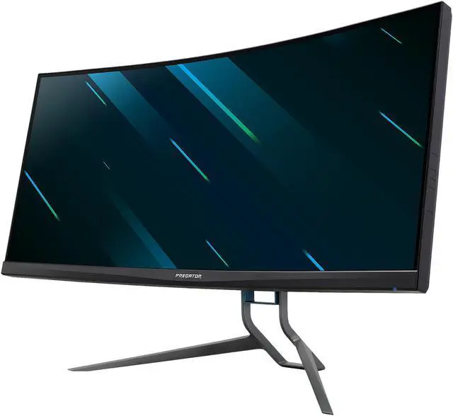 Alt view image 2 of 12 - Acer Predator X35 bmiphzx 35" 3440 x 1440 WQHD 200Hz HDMI DisplayPort USB Hub HDR1000 NVIDIA G-SYNC Quantum Dot WideScreen Curved Gaming Monitor