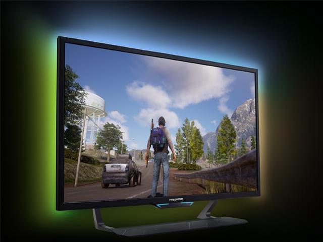 Alt view image 7 of 7 - Acer Predator CG437K 43" Ultra HD 3840 x 2160 4K 1ms (VRB) 120Hz 3xHDMI 2xDisplayPort HDR1000 NVIDIA G-SYNC Compatible USB 3.0 Hub Built-in Speakers Backlit LED Gaming Monitor