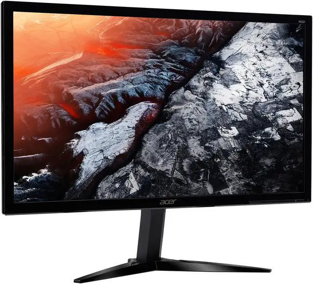 Alt view image 4 of 6 - Acer KG221Q Abmix 22" (Actual size 21.5") 1ms (GTG) AMD FreeSync Widescreen LCD/LED Gaming Monitor, HDMI 1920 x 1080, at 75 Hz Refresh Rate, Acer Vision Care Feature