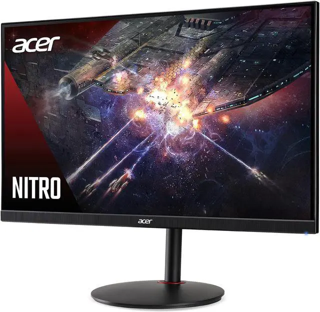 Alt view image 3 of 9 - Acer Nitro XV270 Pbmiiprx 27" 1920 x 1080 Full HD 165Hz 0.5ms (GTG) IPS AMD FreeSync, HDMI, DisplayPort, VESA, Built-In Speakers Swivel, Tilt, Pivot, Height Adjust Gaming Monitor
