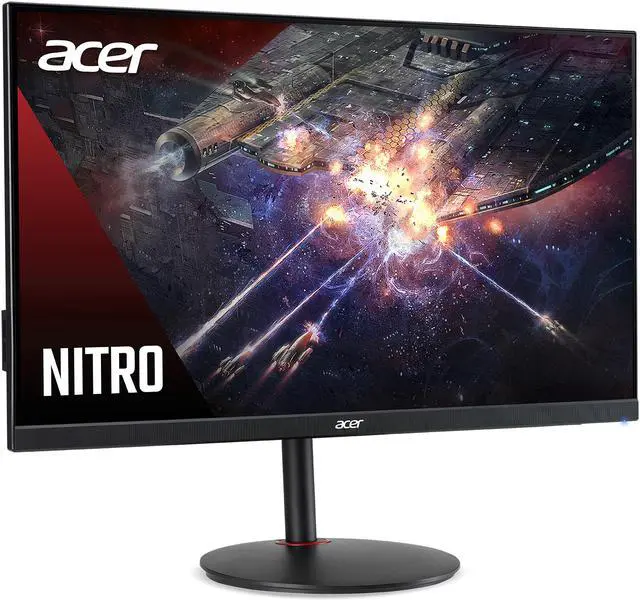 Alt view image 2 of 7 - Acer 27" 75 Hz IPS QHD IPS Monitor 1ms (VRB) 2 x HDMI, DisplayPort, Audio Flat Panel XV270U BMIIPRX