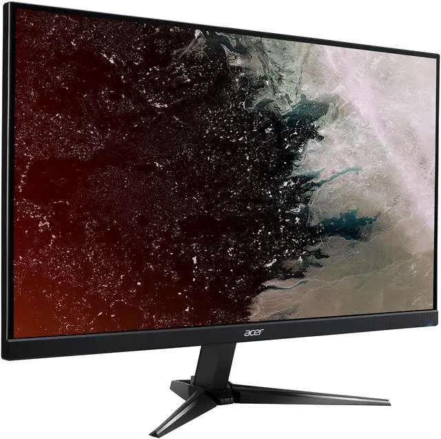 Alt view image 4 of 9 - Acer 24" 165Hz Full HD Gaming Monitor 1ms Freesync Premium (VRB) HDR10 1920 x 1080, 2 x HDMI, DisplayPort, Built-in Speakers NITRO QG1 QG241Y Pbmiipx (23.8" Viewable)