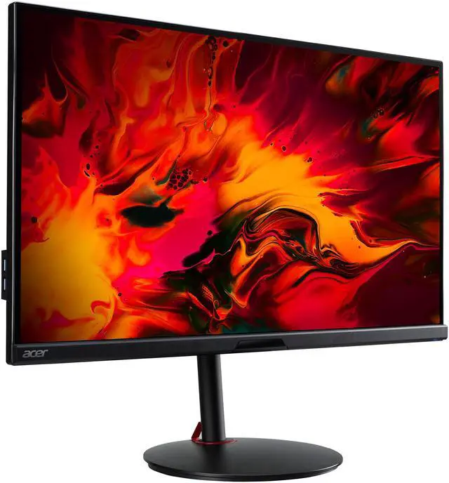Alt view image 4 of 9 - Acer Nitro XV282K 28inch IPS 3840x2160 144Hz Refresh rate 1ms response time 90% DCI-P3 FreeSync Premium HDR400 KVM Switch HDMI2.1 Gaming Monitor, HDMI2.1x2, DisplayPort, USB-C(65W), USB3.0, Speaker