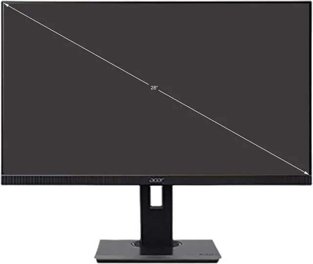 Alt view image 2 of 7 - Acer 28" 60Hz IPS UHD Monitor 4 ms FreeSync (AMD Adaptive Sync) Flat Panel BL280K bmiiprx