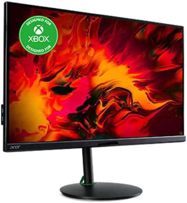 Alt view image 2 of 7 - Acer 28" 144 Hz IPS UHD Gaming Monitor FreeSync Premium (AMD Adaptive Sync) DCI-P3 90% HDMI, DisplayPort, USB, USB-B, USB Type-C, SPK, Audio out Nitro XV2 XV282K Kvbmiipruzx - XBOX