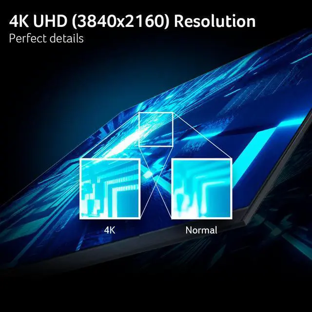 Alt view image 4 of 13 - Acer 32” 144Hz 4K Gaming Monitor 1ms AMD FreeSync Premium UHD (3840x2160) DCI-P3 90% Delta E<1 VESA HDR400 HDMI 2.1 HDMI 2.1x2, DisplayPort, USB, Speaker Nitro XV322QK VBMIIPHZX