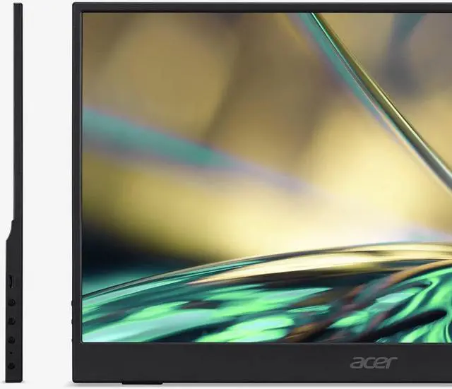 Alt view image 4 of 15 - Acer Portable PM161Q ABMIUUZX 15.6” 1920x1080P IPS Ultra Slim Design Premium Cover External Monitor for Laptop PC Mac, 2 x USB 3.1 Type-C Ports, Mini HDMI, Micro USB, Speaker