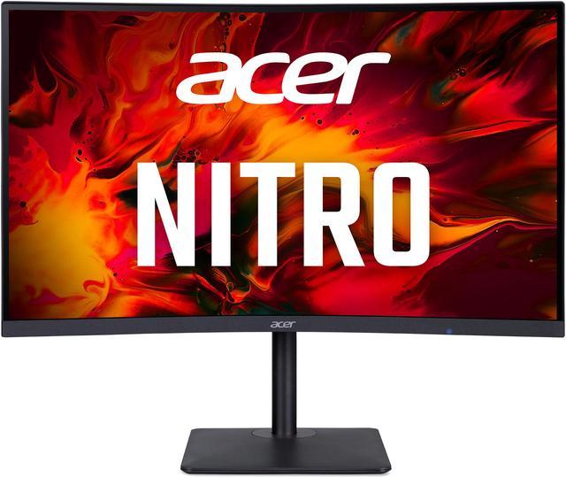 Acer Nitro 27” 1000R Curved 2560x1440P 2K 240Hz Refresh rate Up to 0.5ms  response time VESA HDR400 AMD FreeSync Premium Adjustable Stand Gaming  Monitor, HDMIx2, DisplayPort, Speaker (XZ273U X3bmiiphx) 
